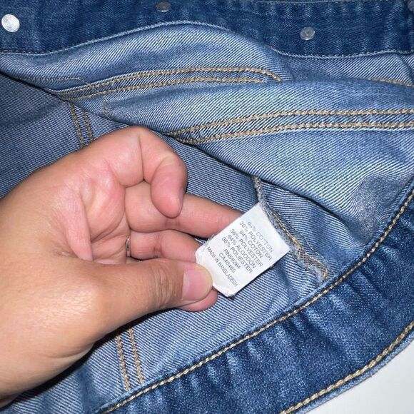 Children’s Place Medium Wash Denim Jean Jacket - Size Medium 7/8 - Picture 3 of 6